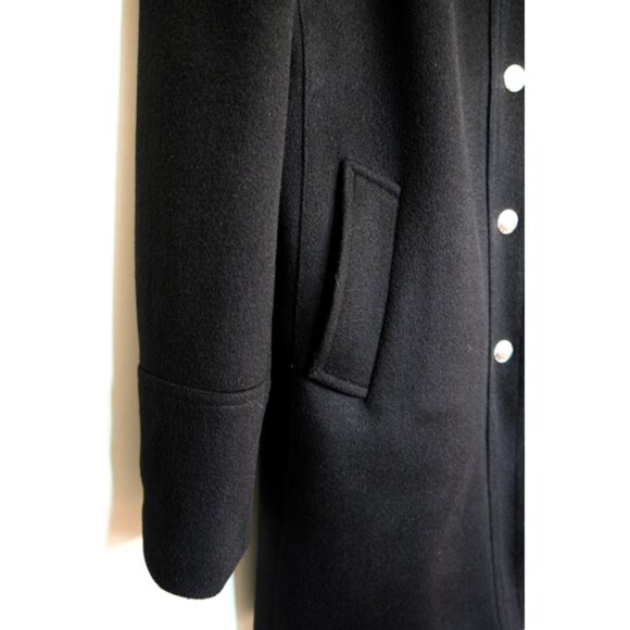 RARE! Black Votre Nom heavy wool luxury car coat - PRISTINE CONDITION! - Picture 3 of 10